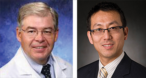 Kevin Alloway (left) and Nanyin Zhang (right) receive collaborative grant to study neural systems