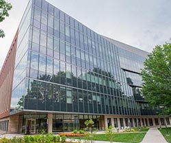 multi-story classroom building