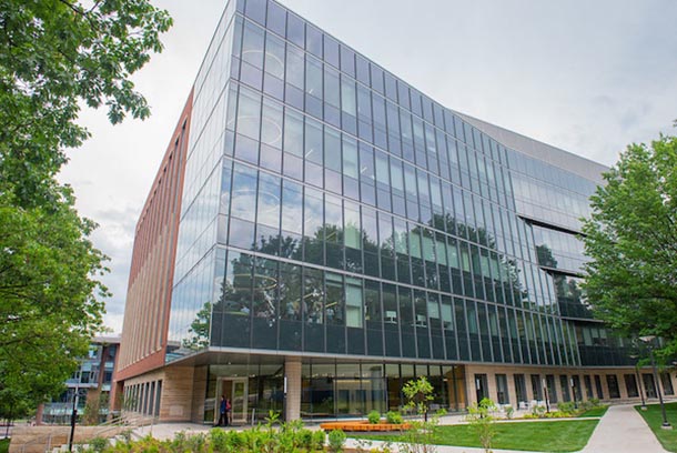 multi-story classroom building