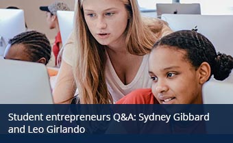Student entrepreneurs Q and A: Sydney Gibbard and Leo Girlando